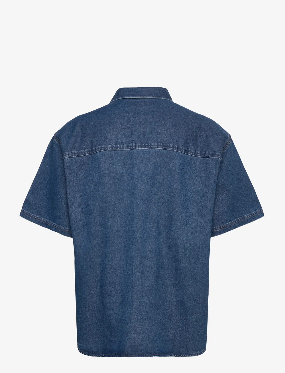 Converse - CONVERSE DENIM UTILITY SHIRT - tops & t-shirts - med. light indigo - 1