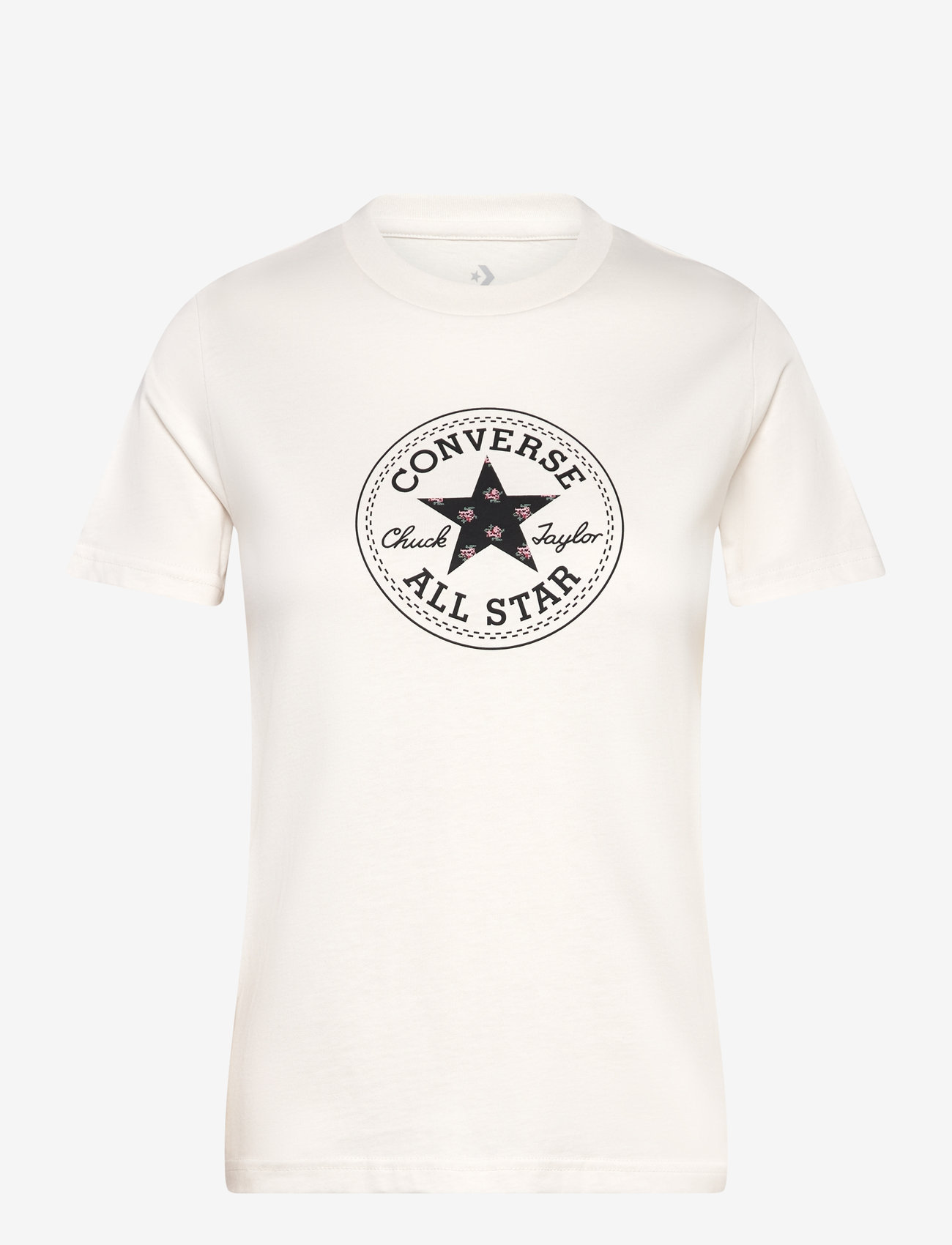 Converse - CHUCK PATCH OVERLAY TEE VINTAGE WHITE - vintage white - 0