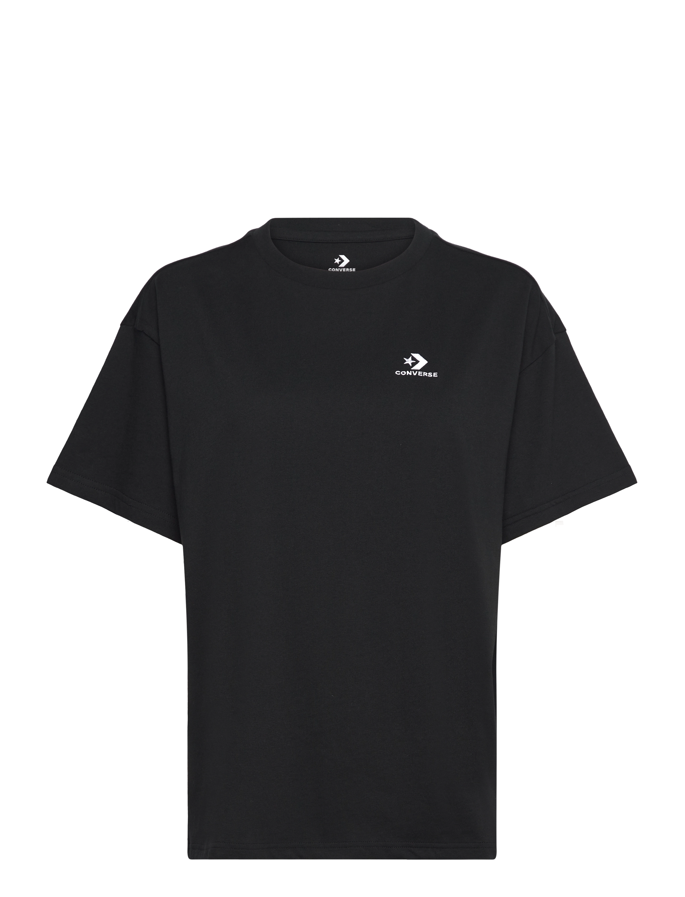 Converse STAR CHEVRON OVERSIZED TEE BLACK - CONVERSE - CONVERSE BLACK / black