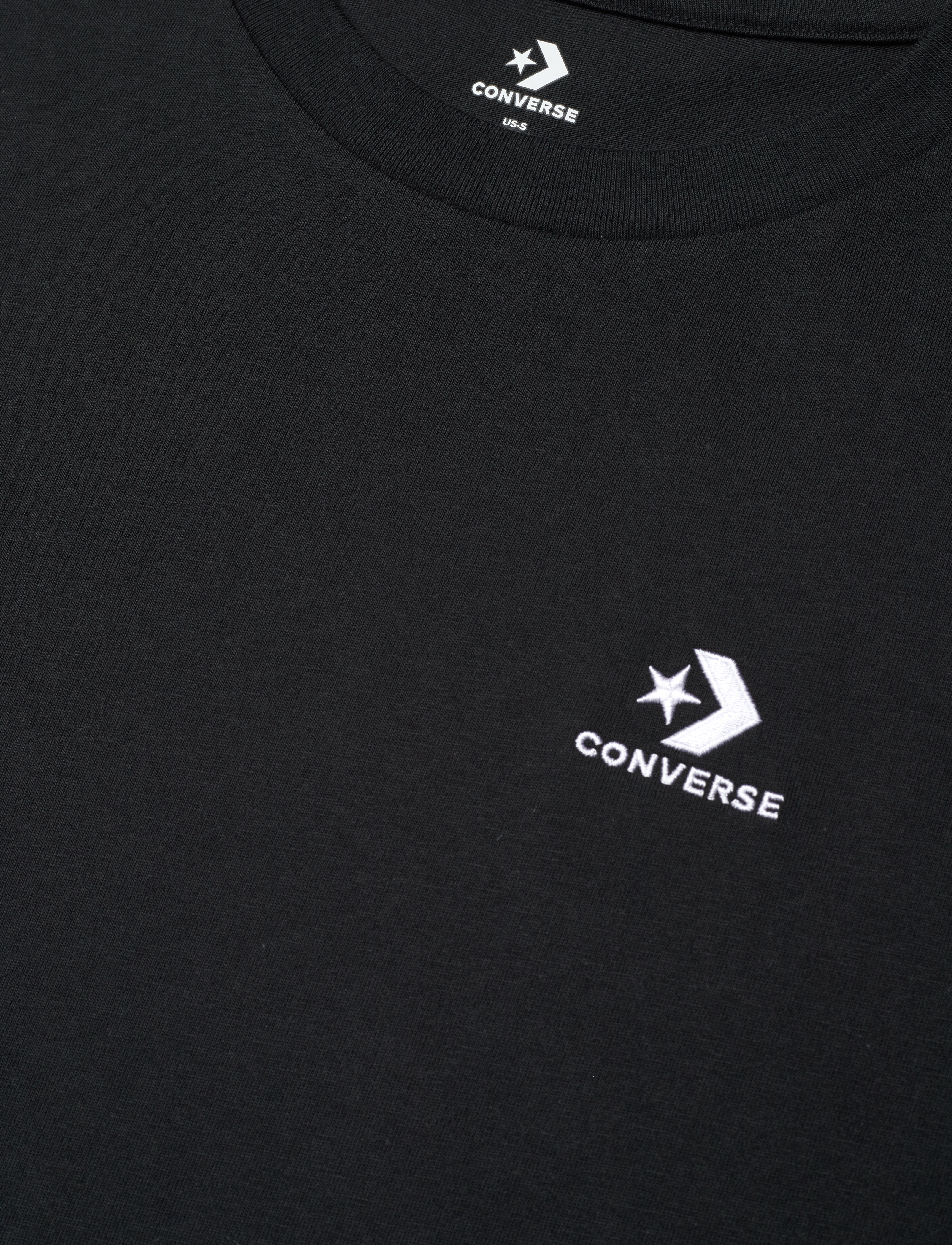 Converse - STAR CHEVRON OVERSIZED TEE BLACK - laagste prijzen - converse black - 2