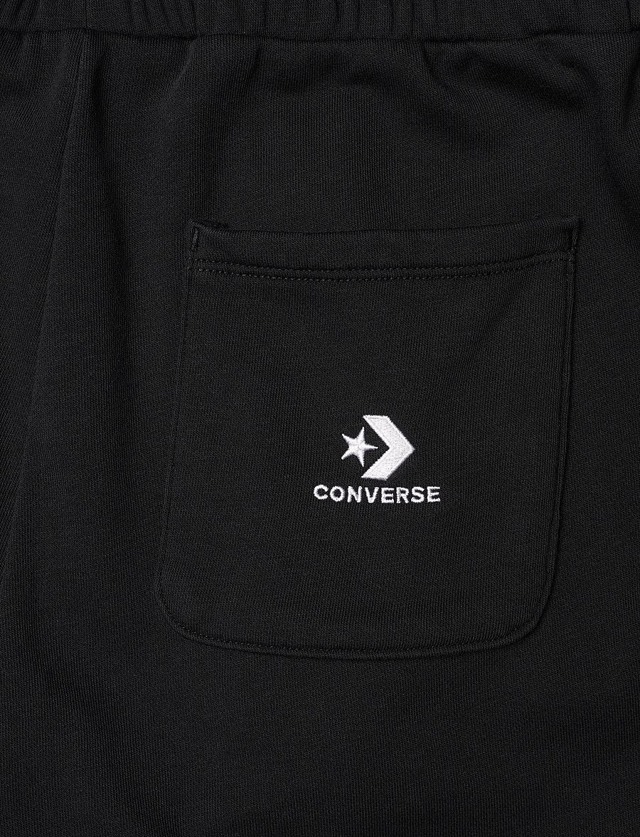 Converse - STAR CHEVRON SHORT CONVERSE BLACK - vabaaja lühikesed püksid - converse black - 3