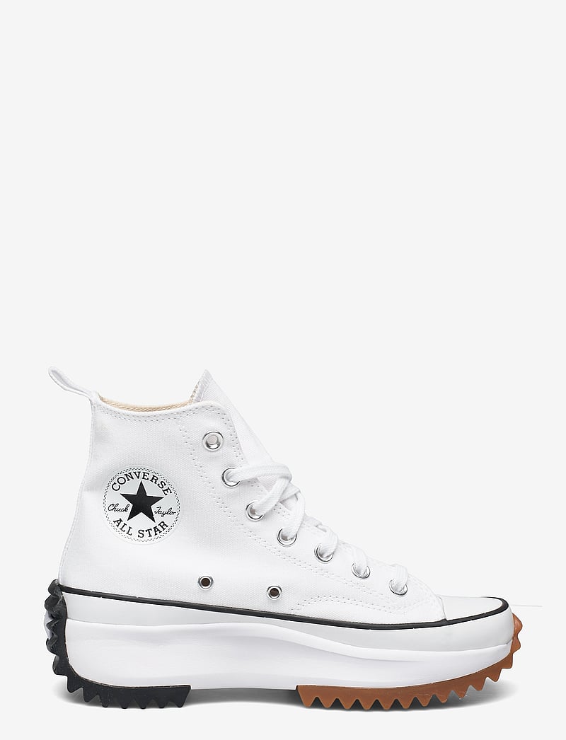 Converse - RUN STAR HIKE HI WHITE/BLACK/GUM - hohe sneaker - optical white - 1