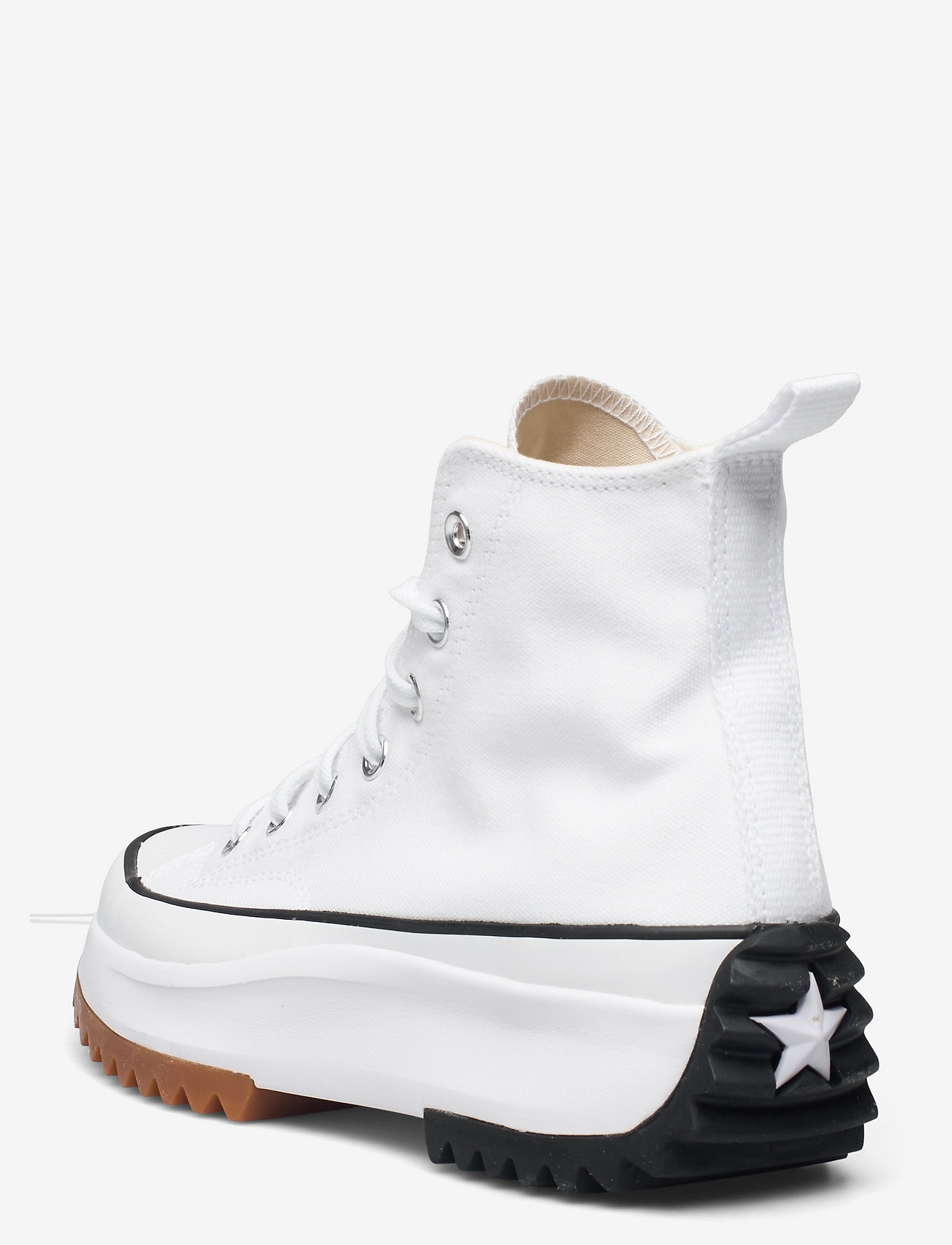 Converse - RUN STAR HIKE HI WHITE/BLACK/GUM - hohe sneaker - optical white - 2