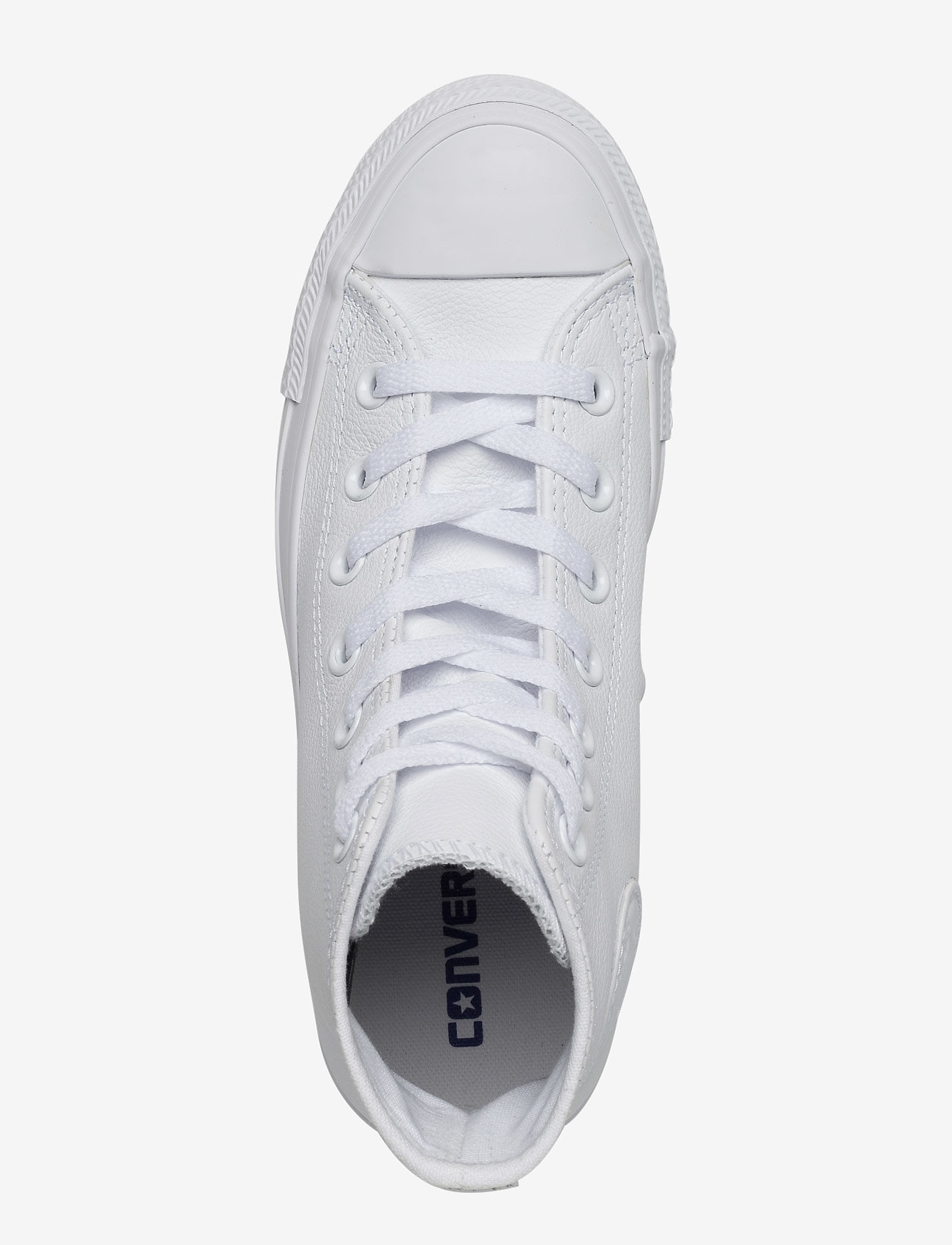 Converse - CTAS HI WHITE MONOCHROME - höga sneakers - white - 3