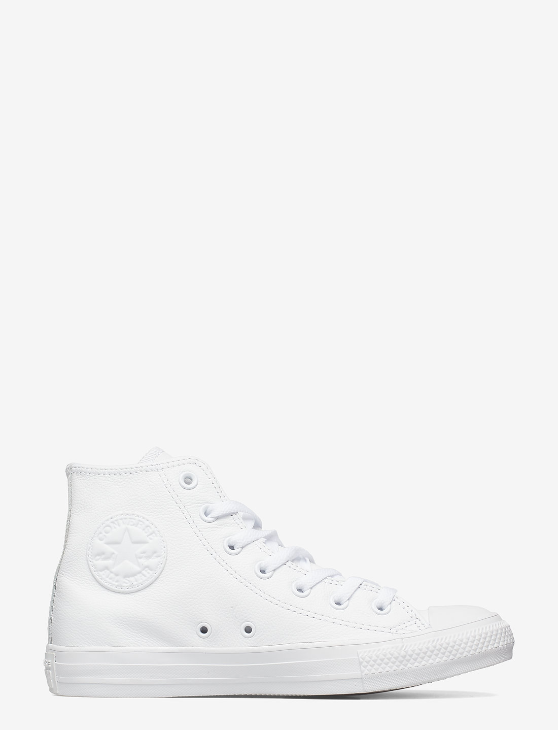 All white sales leather converse