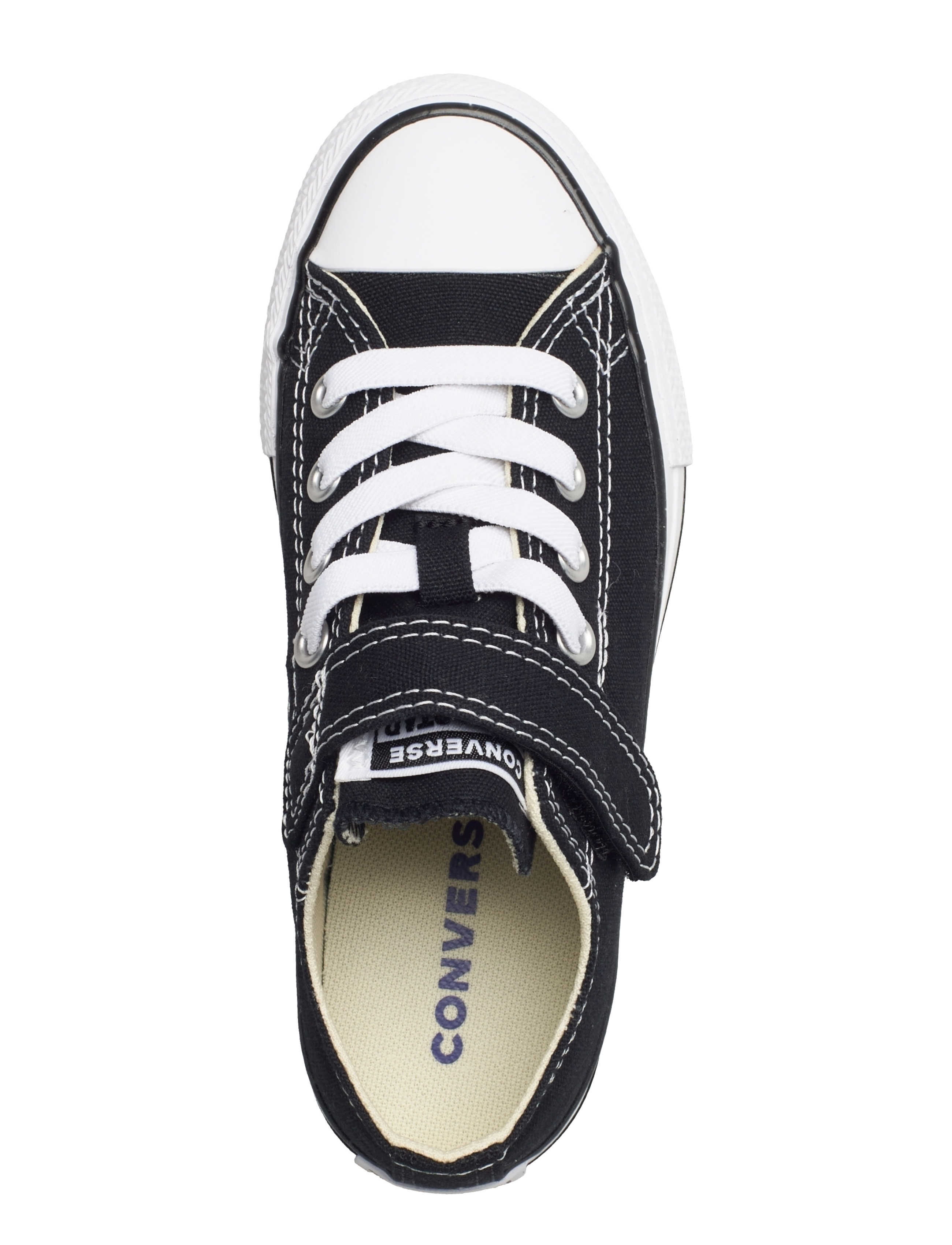 Converse - Chuck Taylor All Star 1V - canva-sneakers - black/natural/white - 3