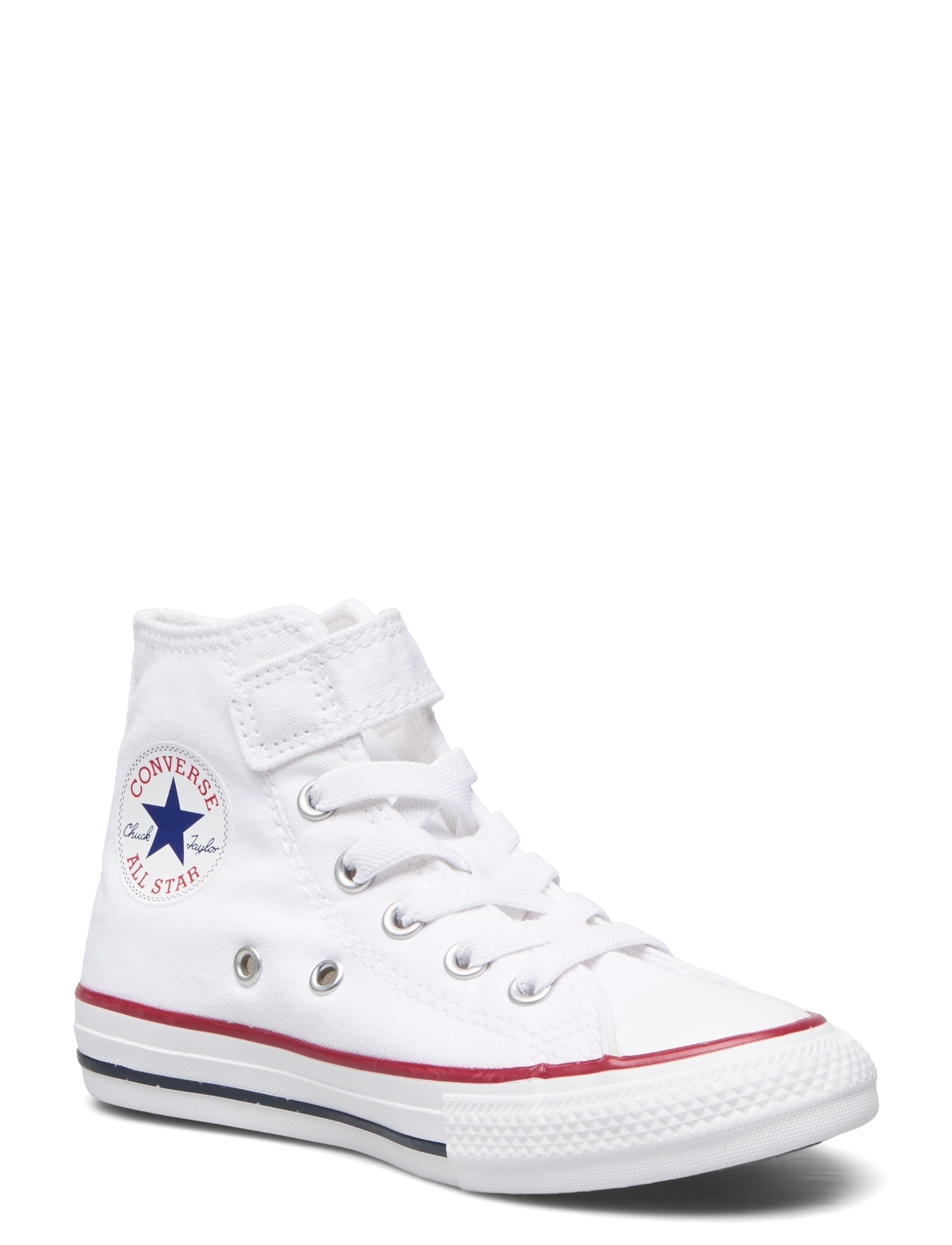 Converse Chuck Taylor All Star 1V, Børn, Høje Velcro Sneakers, Hvid, Str: 29