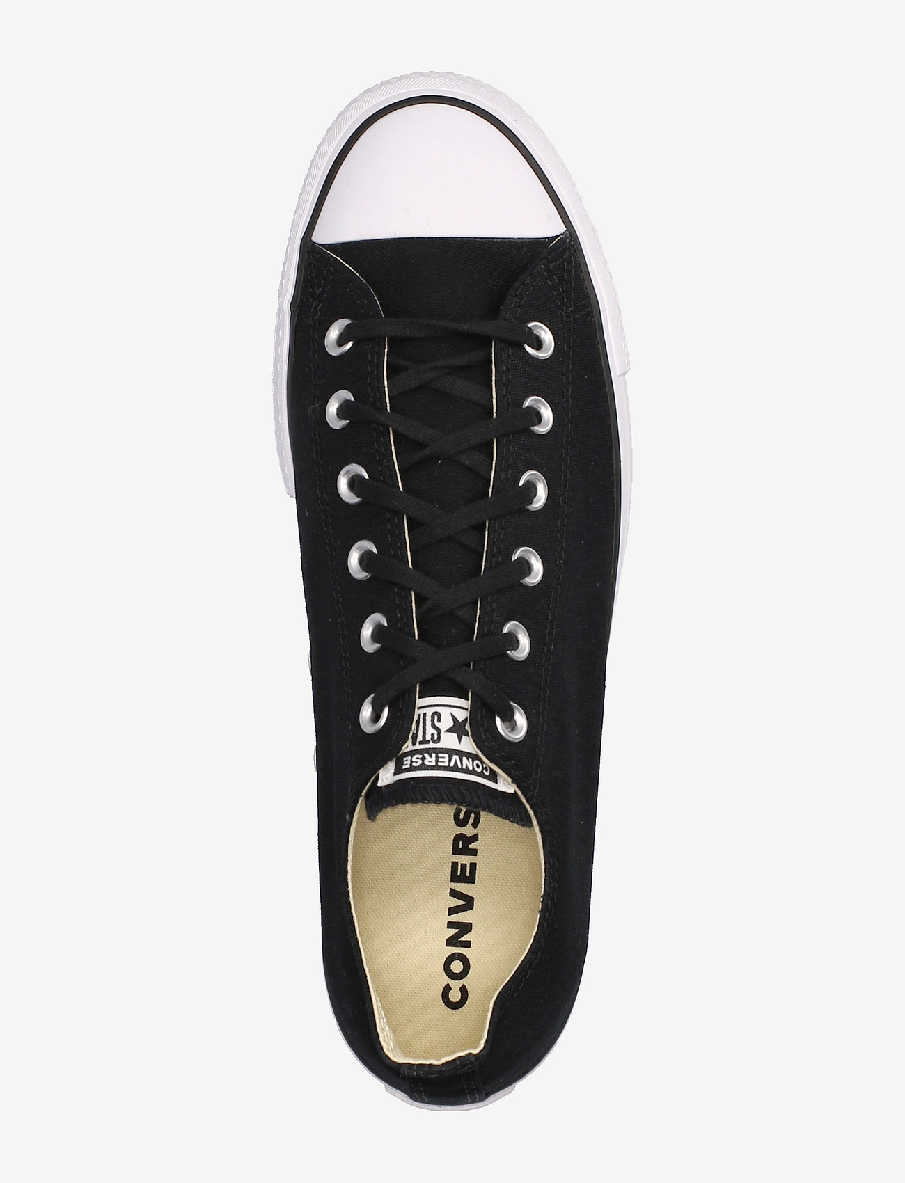 Converse - CTAS LIFT OX BLACK/WHITE/WHITE - niedrige sneakers - black - 3