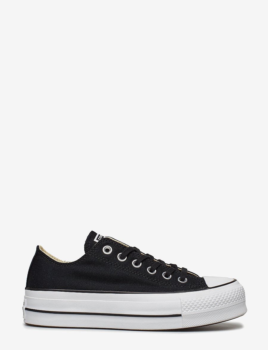 Converse - CHUCK TAYLOR ALL STAR LIFT - sporta apavi ar zemu augšdaļu - black/white/white - 1
