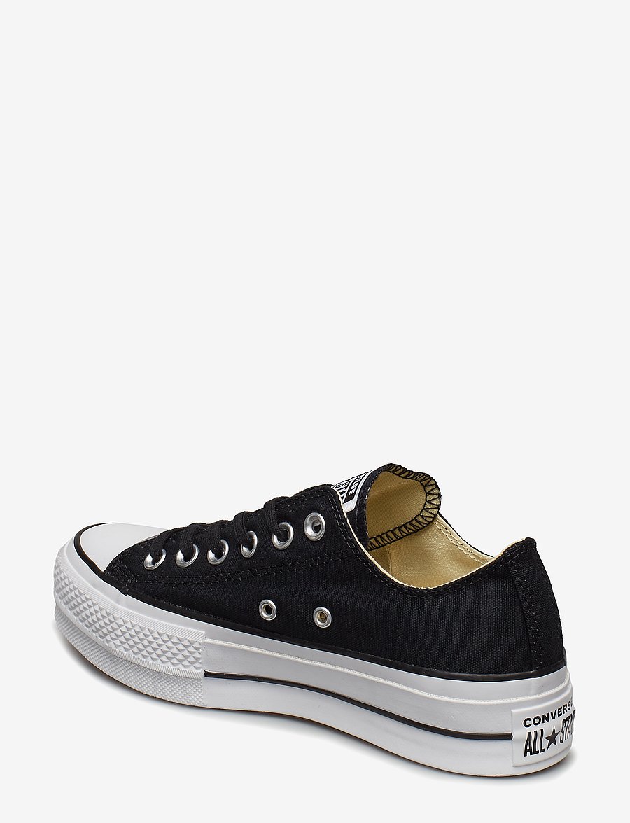 Converse - CHUCK TAYLOR ALL STAR LIFT - sporta apavi ar zemu augšdaļu - black/white/white - 2