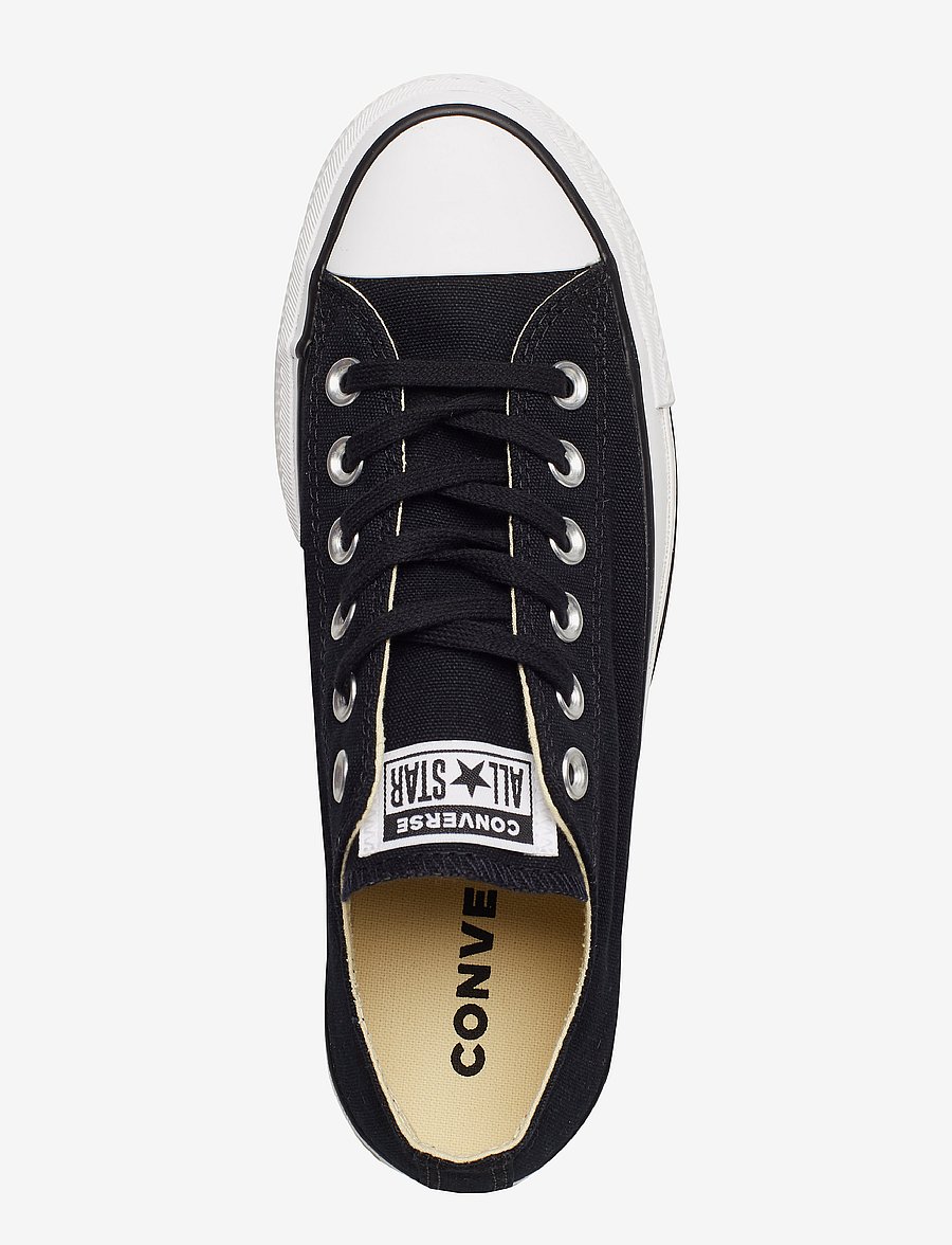 Converse - CHUCK TAYLOR ALL STAR LIFT - sporta apavi ar zemu augšdaļu - black/white/white - 3