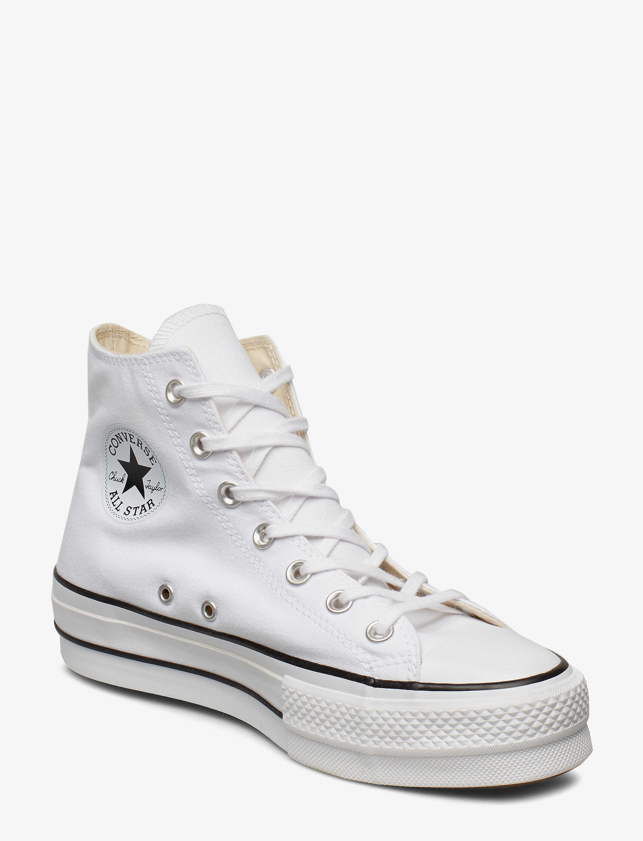 Converse CHUCK TAYLOR ALL STAR LIFT - Shoes - WHITE/BLACK/WHITE / white