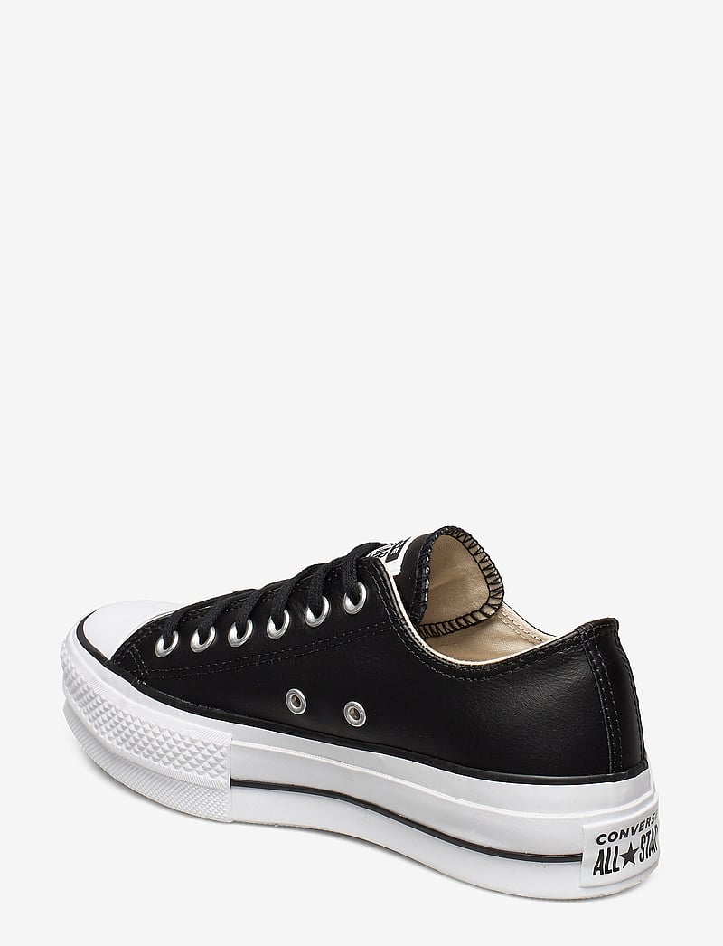 Converse - CHUCK TAYLOR ALL STAR LIFT - niedrige sneakers - black/black/white - 2