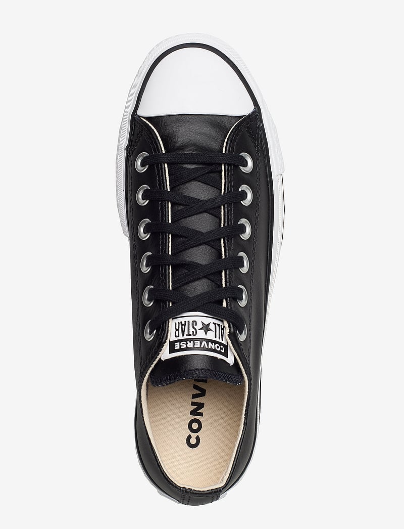 Converse - CHUCK TAYLOR ALL STAR LIFT - niedrige sneakers - black/black/white - 3