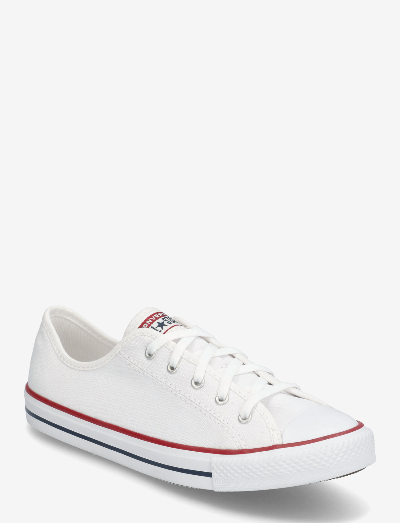 Converse - CTAS DAINTY OX WHITE/RED/BLUE - niedrige sneakers - white/red/blue - 0