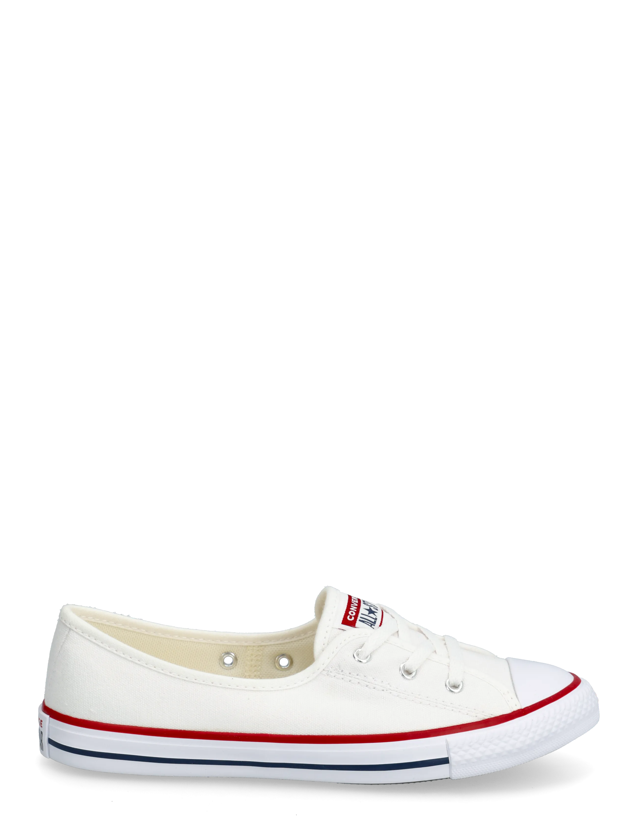 Converse - Chuck Taylor All Star Ballet Lace - låga sneakers - white/garnet/navy - 1