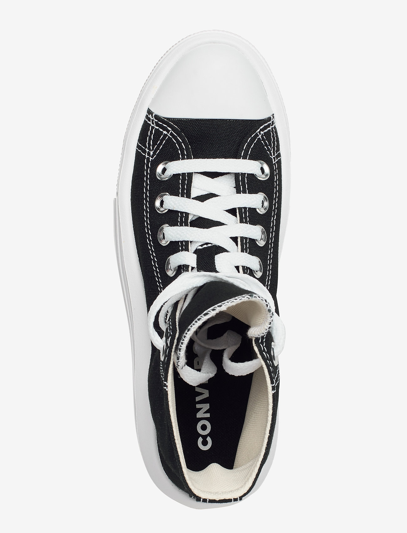 Converse - CHUCK TAYLOR ALL STAR MOVE - høje sneakers - black/natural ivory/white - 3