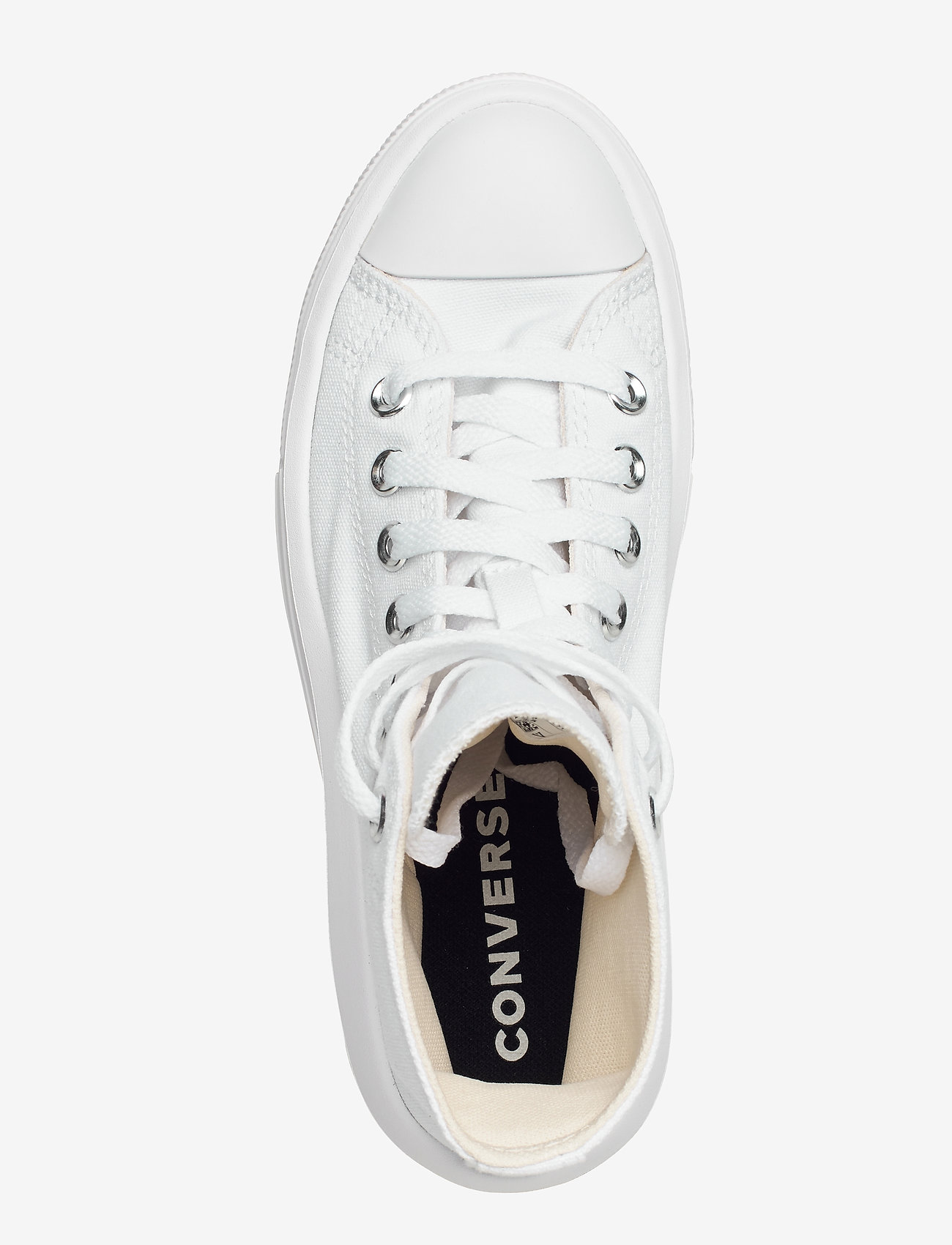 Converse - CHUCK TAYLOR ALL STAR MOVE - tennised - white/natural ivory/black - 3