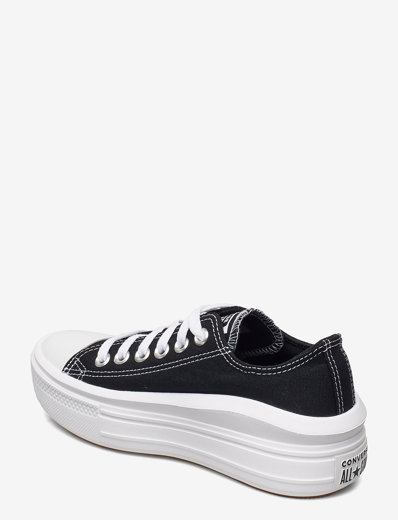 Converse - Chuck Taylor All Star Move - lave sneakers - black/white/white - 2