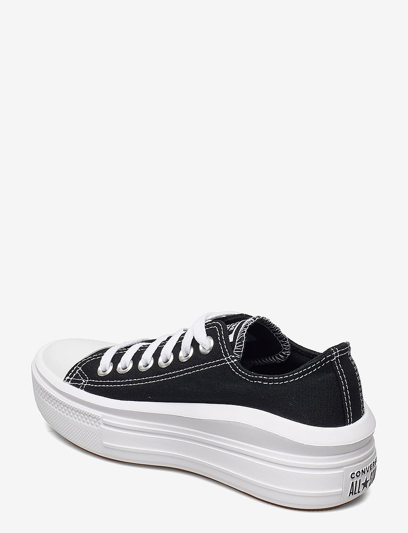 Converse - Chuck Taylor All Star Move - lave sneakers - black/white/white - 2