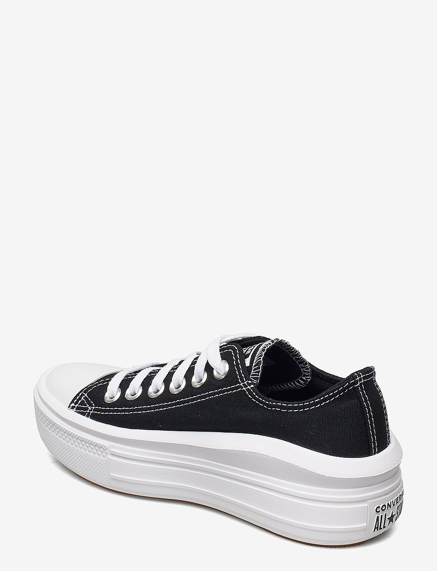 Converse - Chuck Taylor All Star Move - sporta apavi ar zemu augšdaļu - black/white/white - 2