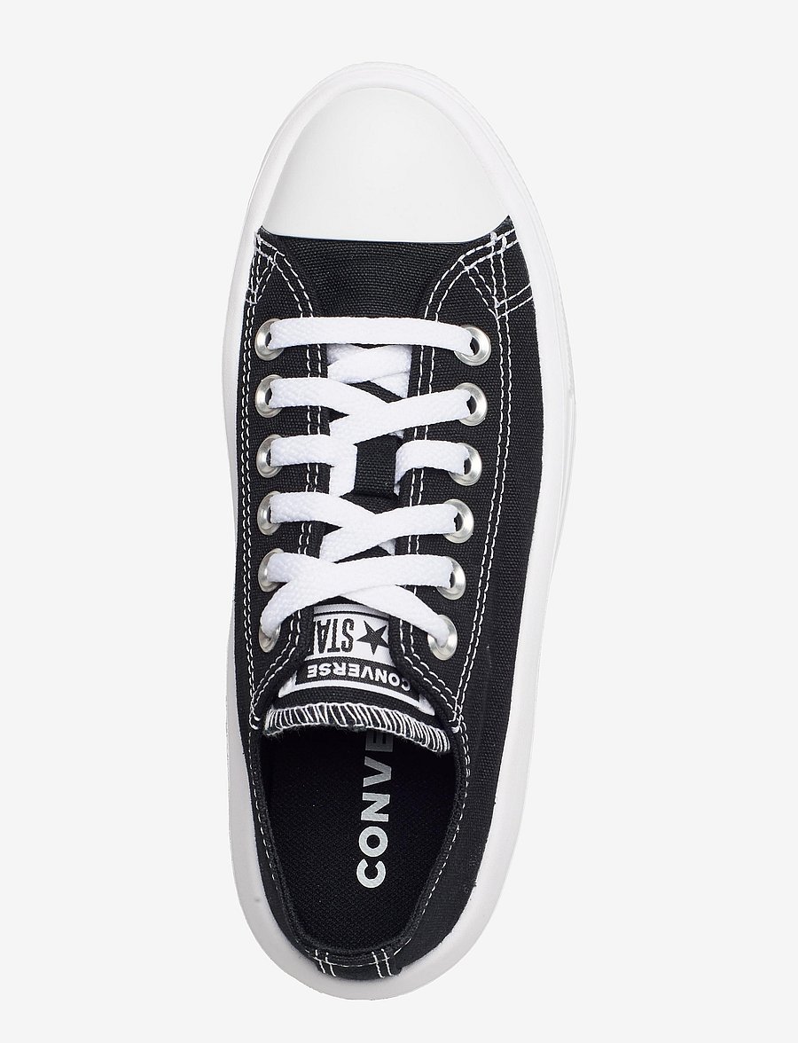 Converse - Chuck Taylor All Star Move - sporta apavi ar zemu augšdaļu - black/white/white - 3