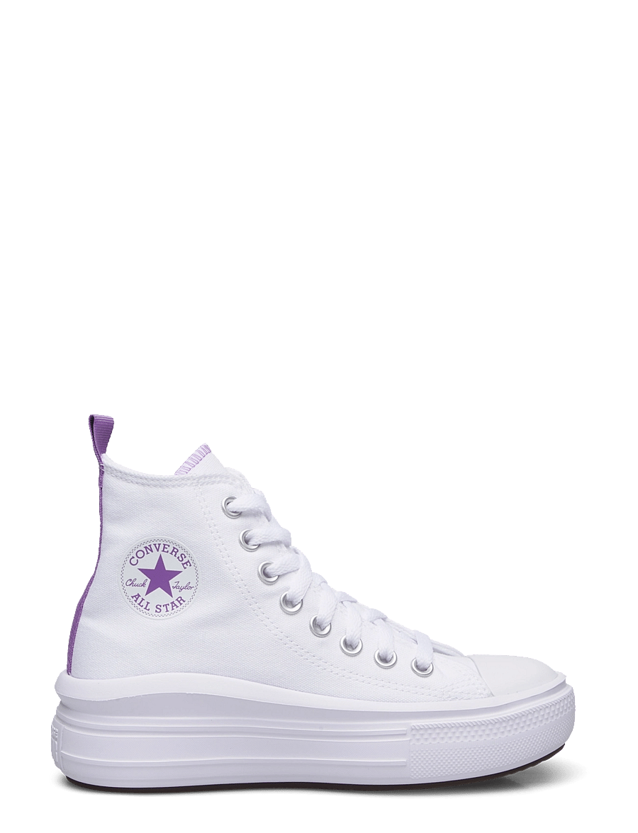 Converse - Chuck Taylor All Star Move - hoher schnitt - white/pixel purple/white - 1