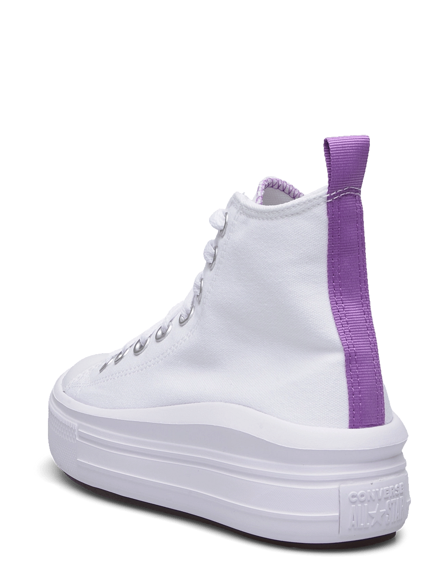 Converse - Chuck Taylor All Star Move - hoher schnitt - white/pixel purple/white - 2