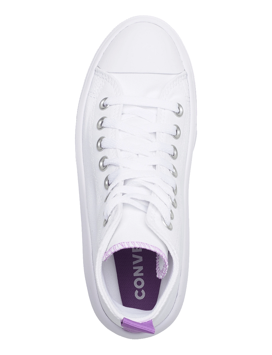 Converse - Chuck Taylor All Star Move - hoher schnitt - white/pixel purple/white - 3