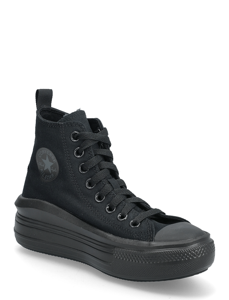 Converse - Chuck Taylor All Star Move - ar augstu augšdaļu - black/black/dk smoke grey - 0