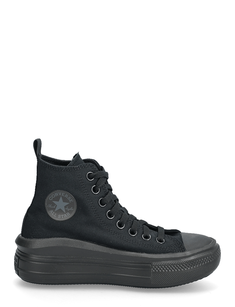 Converse - Chuck Taylor All Star Move - ar augstu augšdaļu - black/black/dk smoke grey - 1