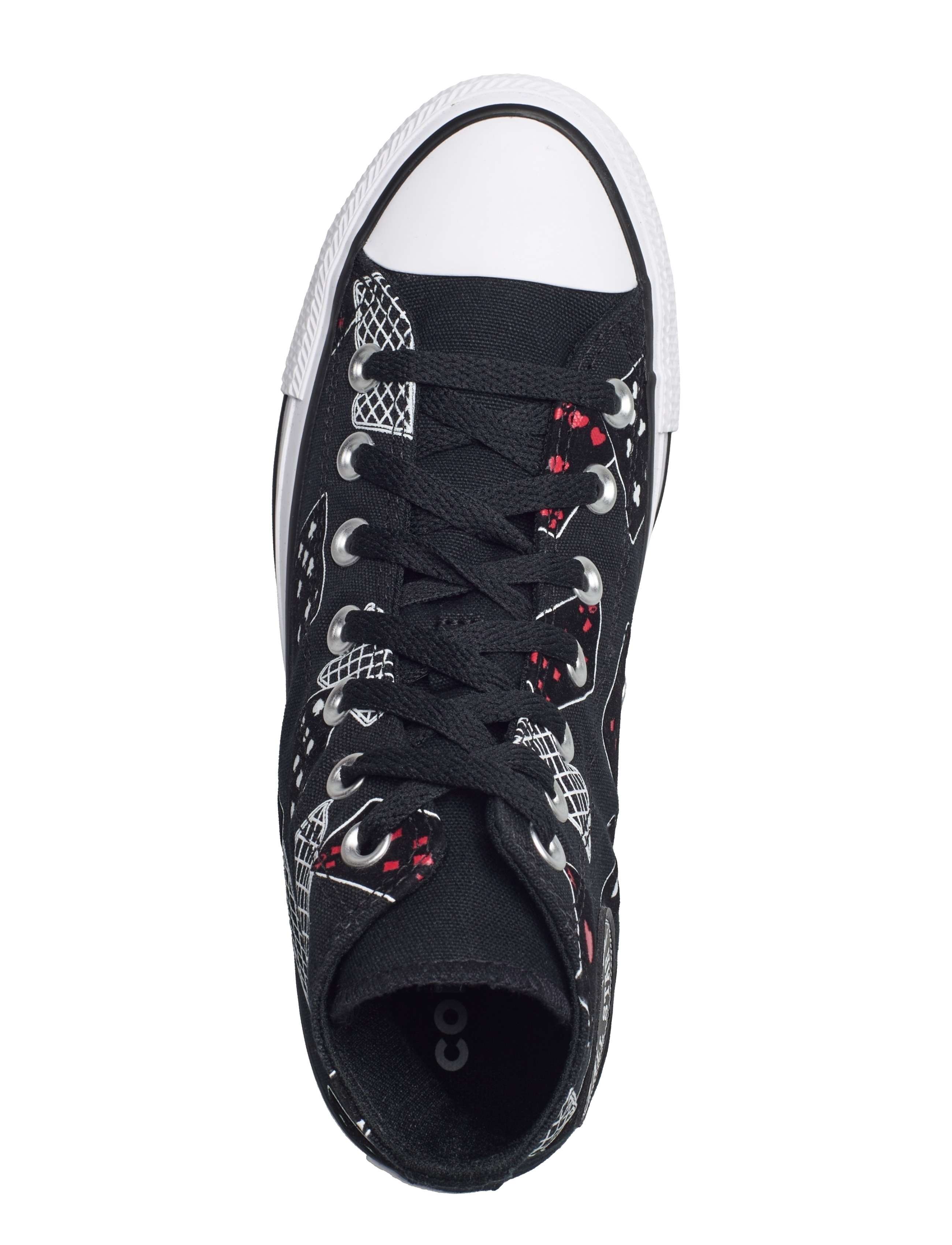 Converse - Chuck Taylor All Star - black/white/red - 3