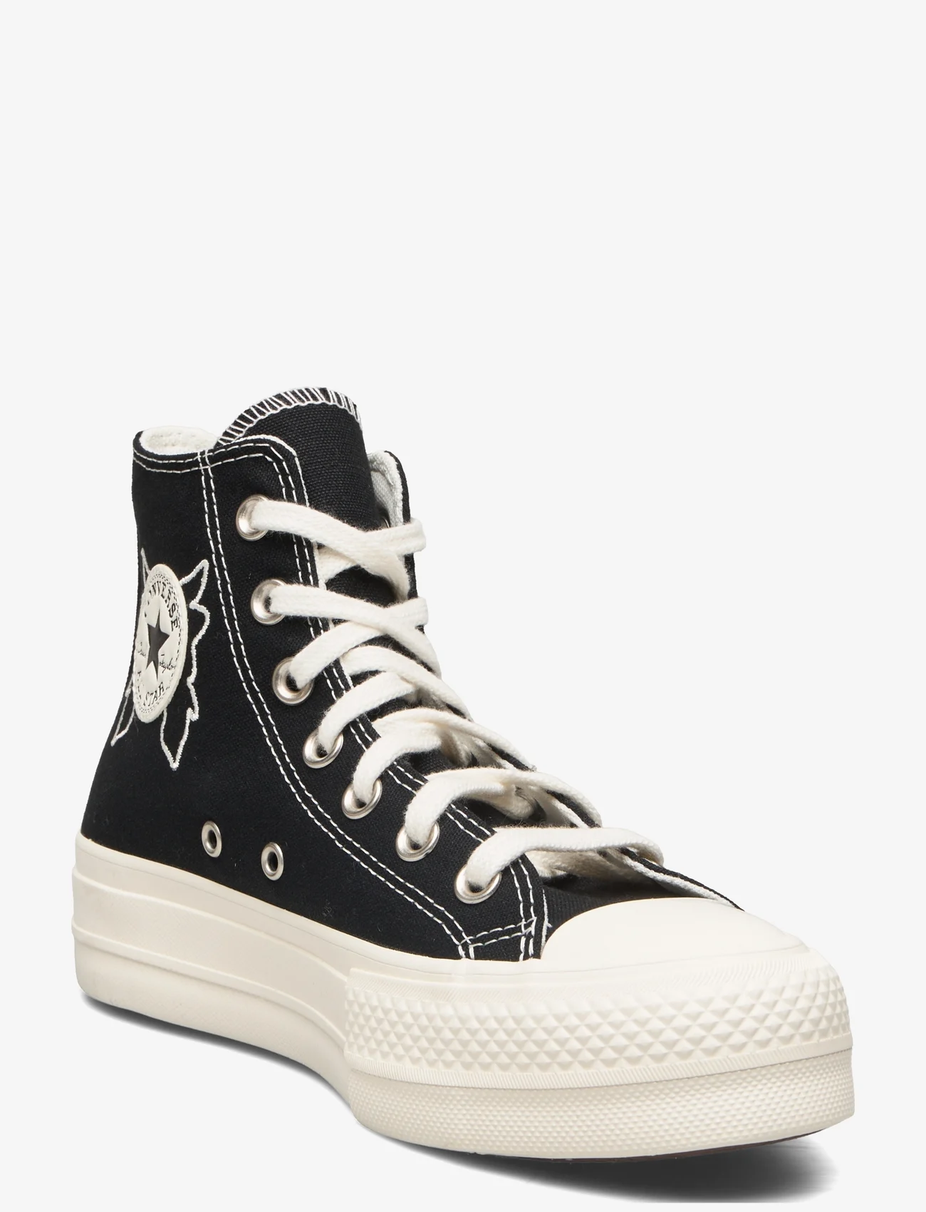 Converse - Chuck Taylor All Star Lift - hoge sneakers - black/black/egret - 0