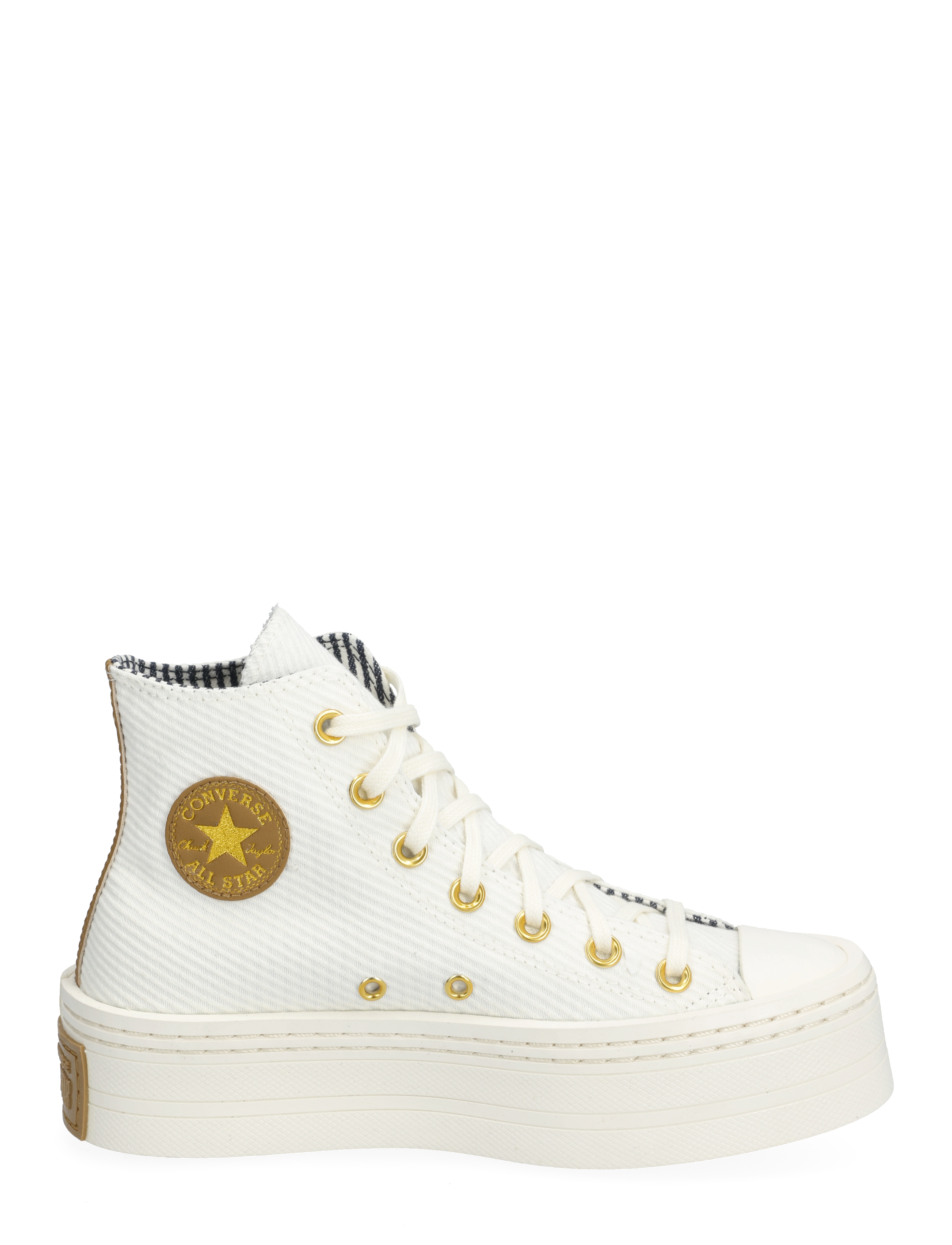 Converse - Chuck Taylor All Star Modern Lift - egret/trek tan/gold - 1
