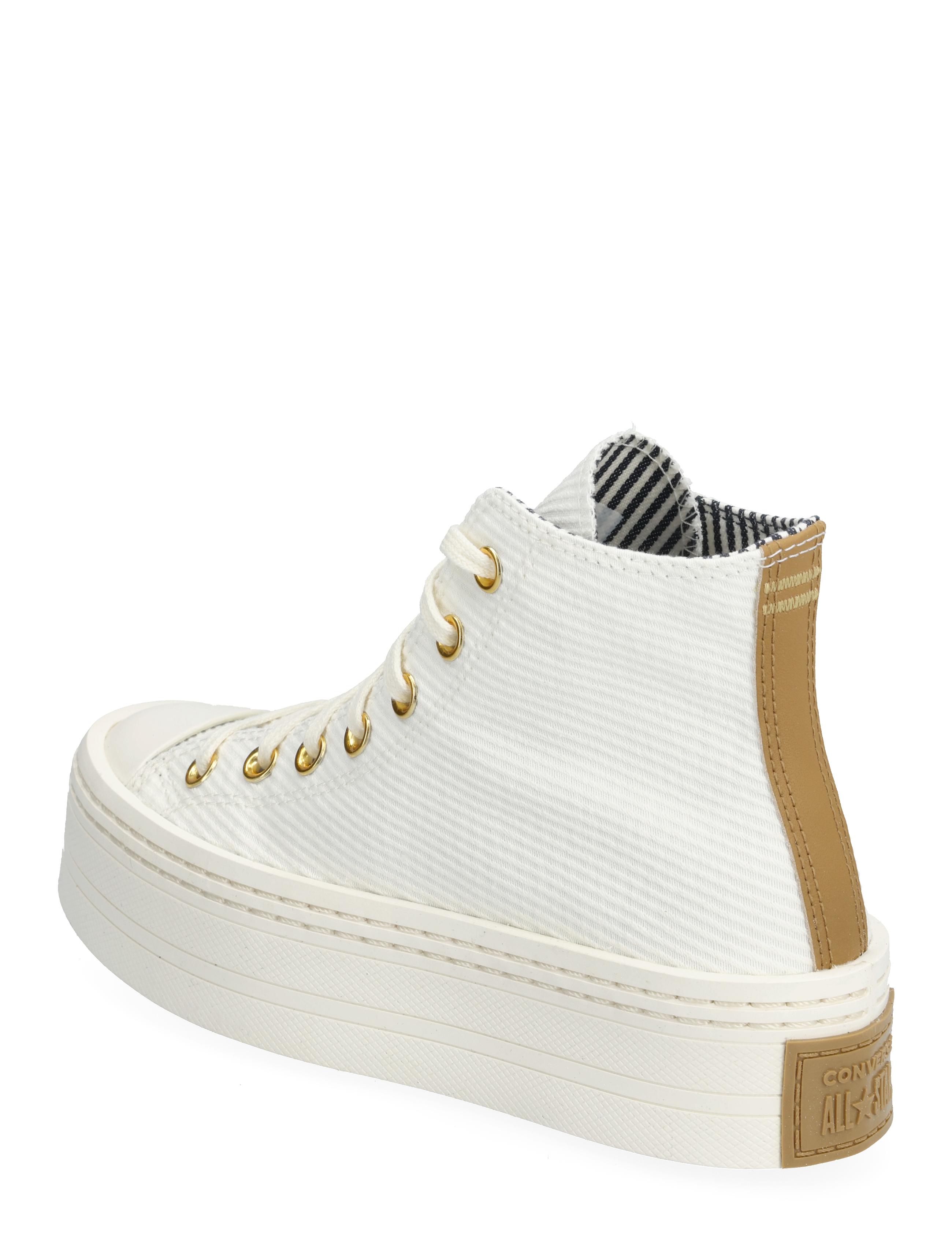 Converse - Chuck Taylor All Star Modern Lift - egret/trek tan/gold - 2