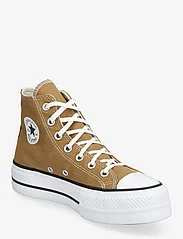 Converse - Chuck Taylor All Star Lift - sporta apavi ar augstu augšdaļu - trek tan/white/black - 0