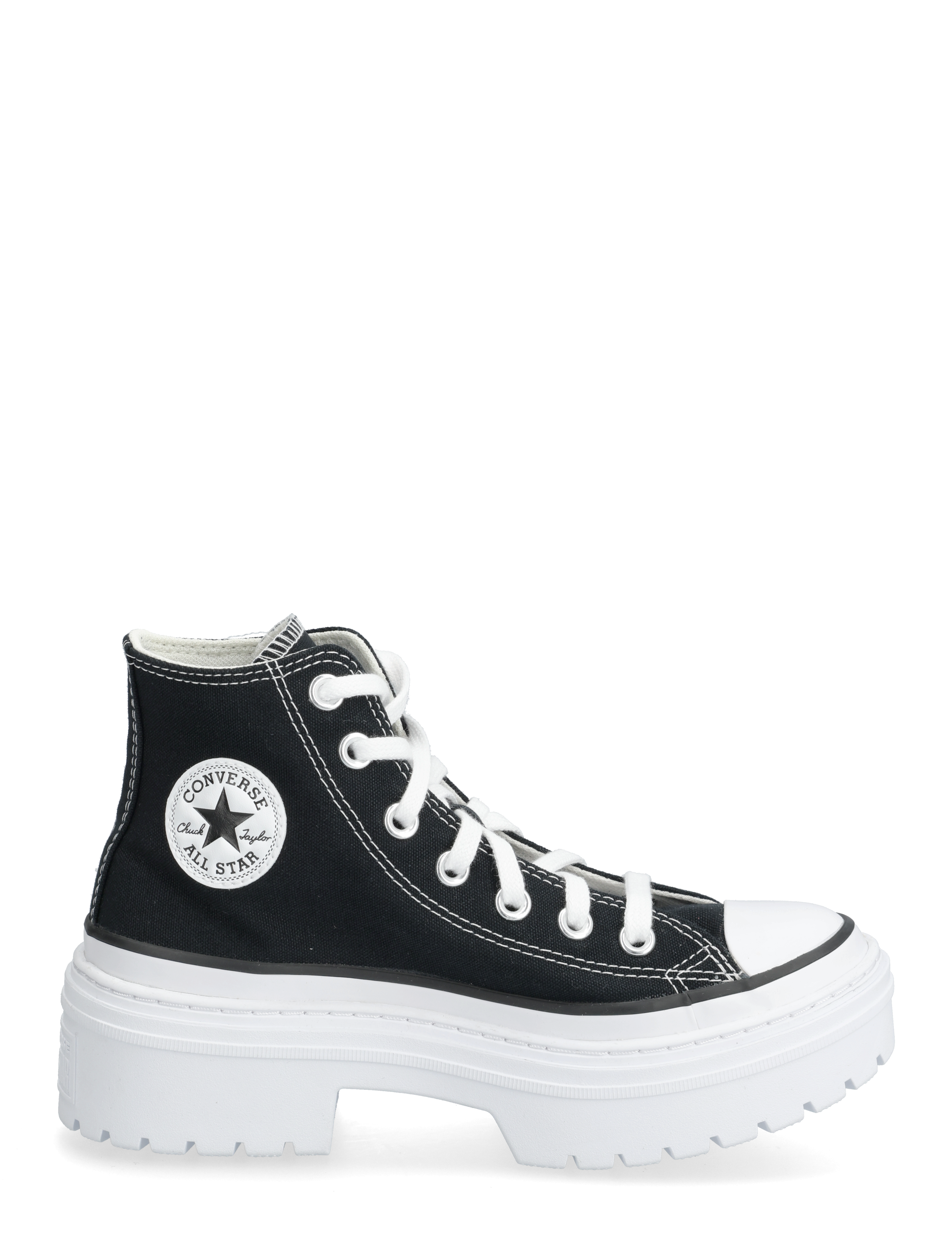 Converse - Chuck Taylor All Star Lugged Heel - high top sneakers - black/white/egret - 1