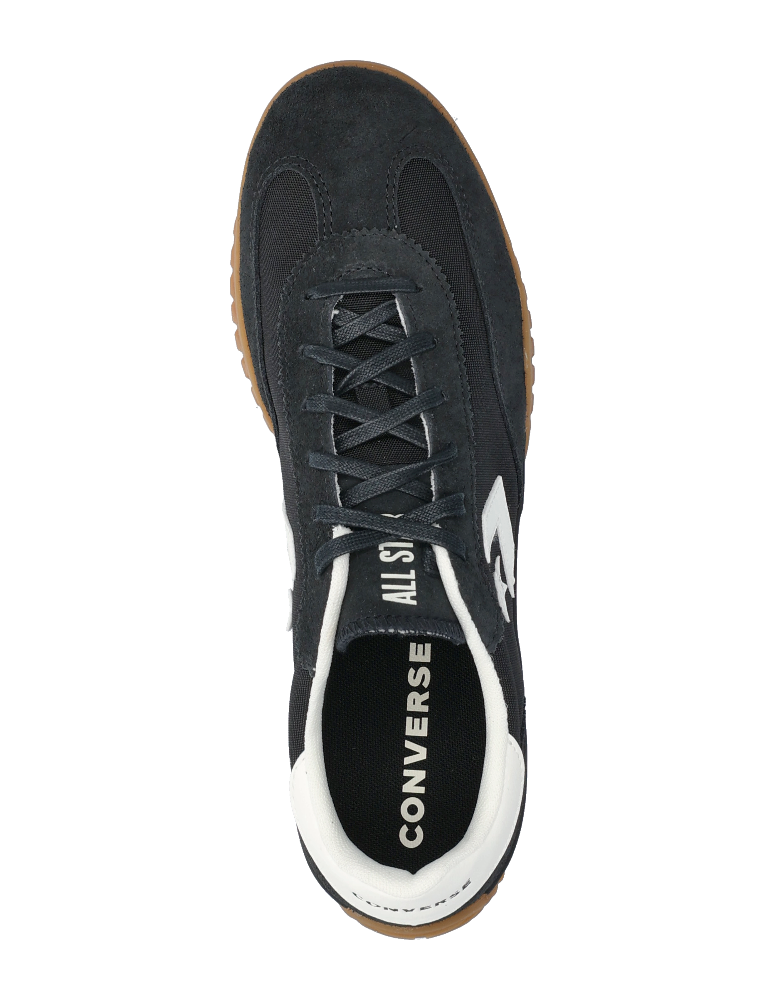Converse - RUN STAR TRAINER OX BLACK/EGRET/HONEY - low tops - black/egret/honey - 3