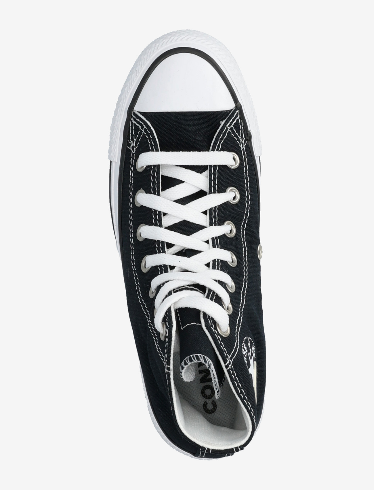 Converse - CTAS HI BLACK/WHITE/BLACK - high-top sneakers - black - 3