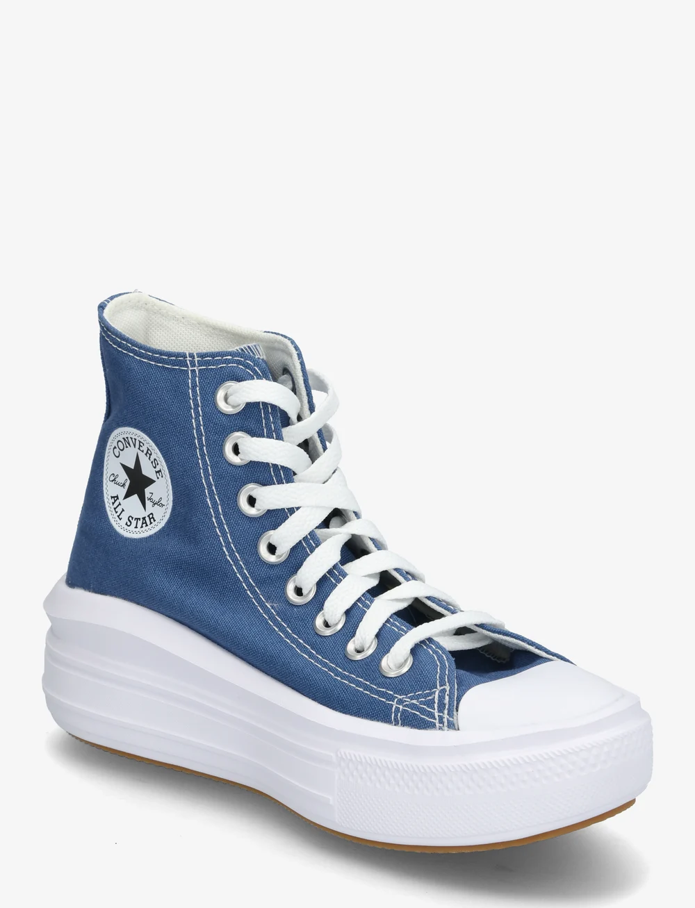 Blue and white converse sales