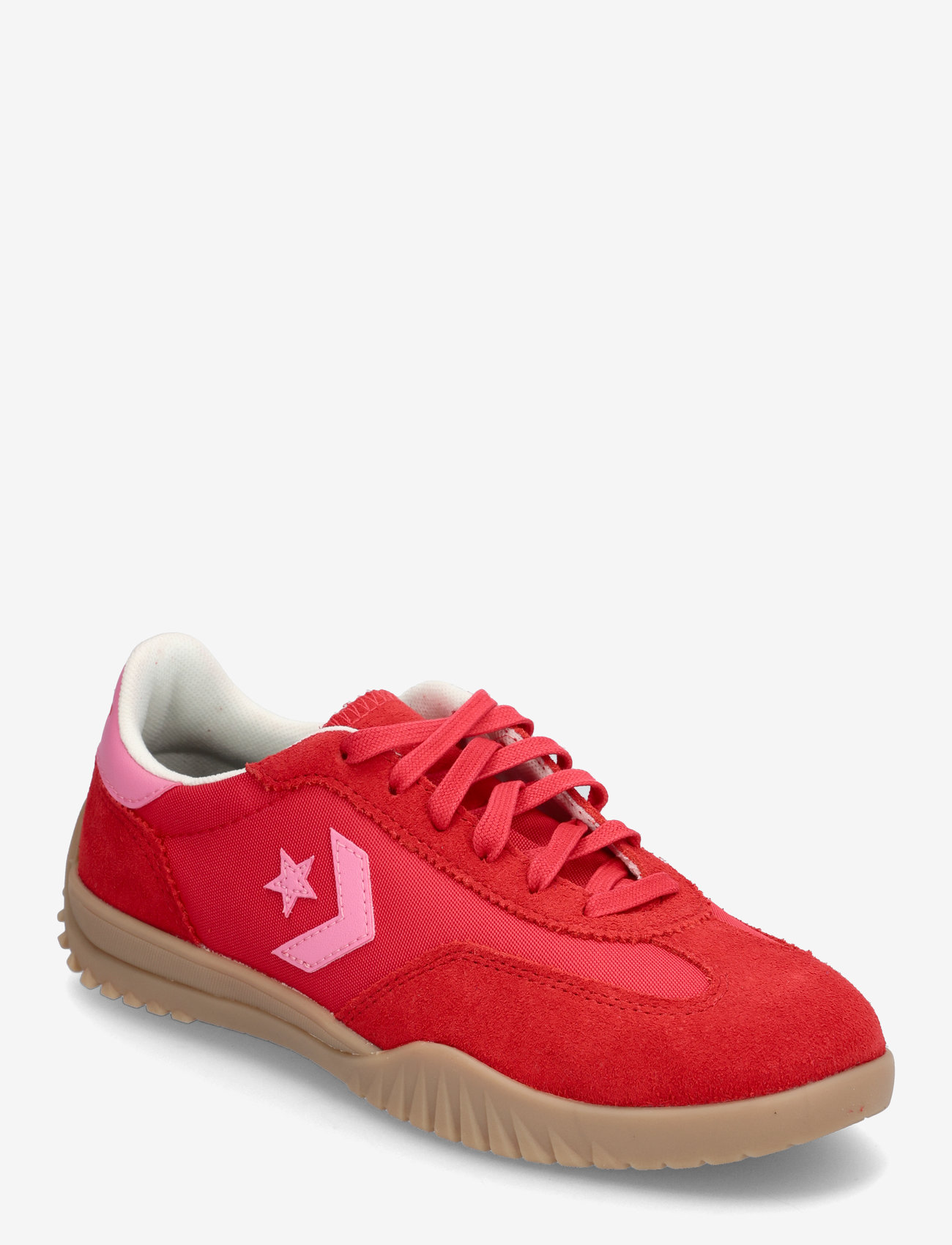 Converse - RUN STAR TRAINER OX RED/PINK/EGRET - lave sneakers - red/pink/egret - 0