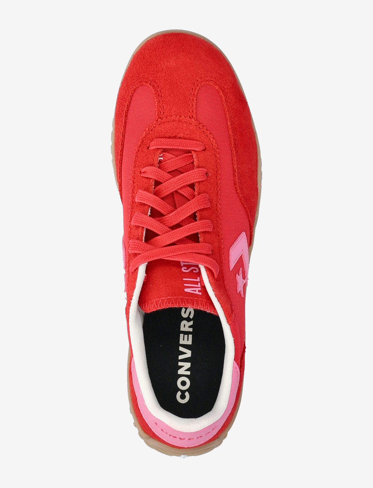 Converse - RUN STAR TRAINER OX RED/PINK/EGRET - lave sneakers - red/pink/egret - 3