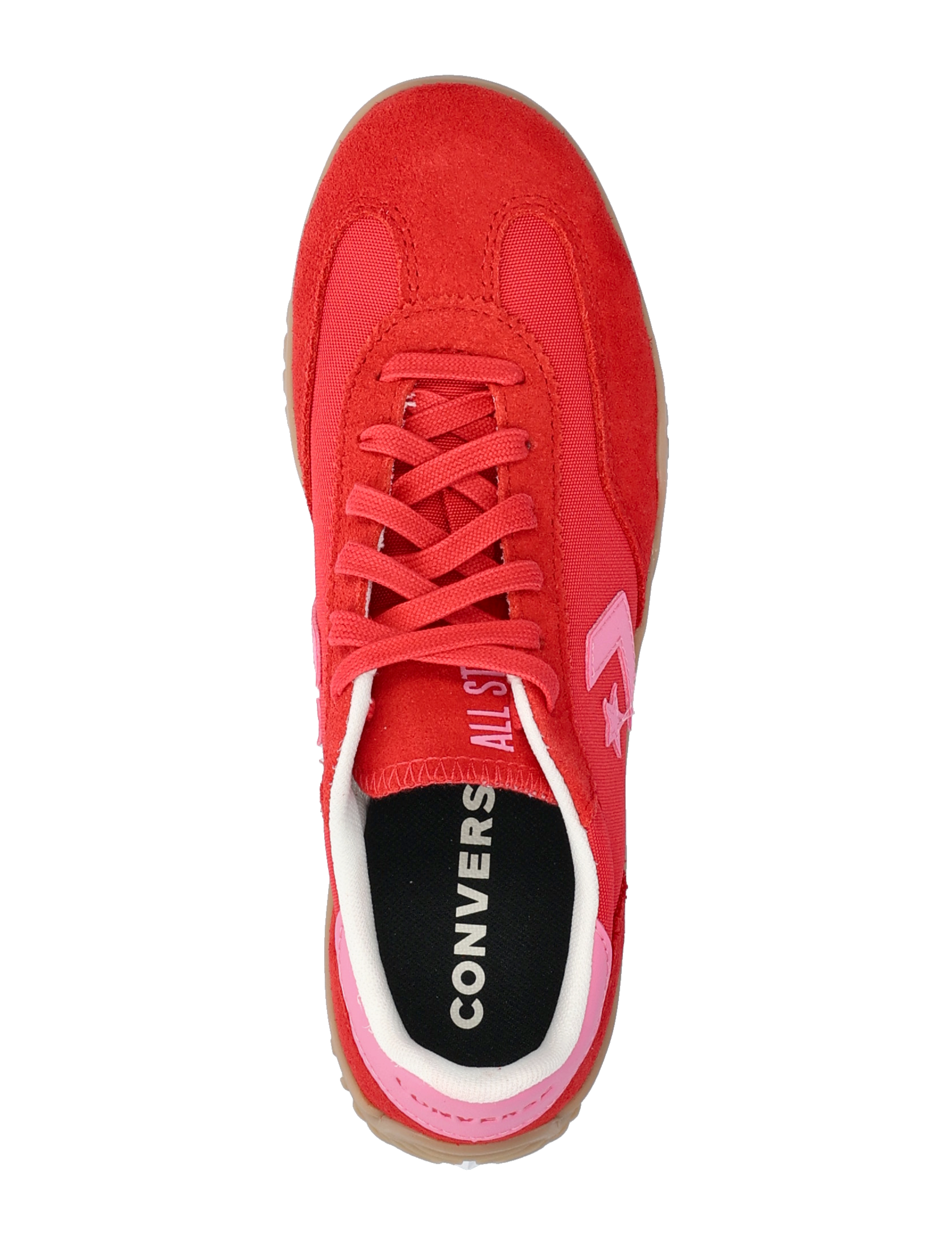 Converse - RUN STAR TRAINER OX RED/PINK/EGRET - sneakers - red/pink/egret - 3