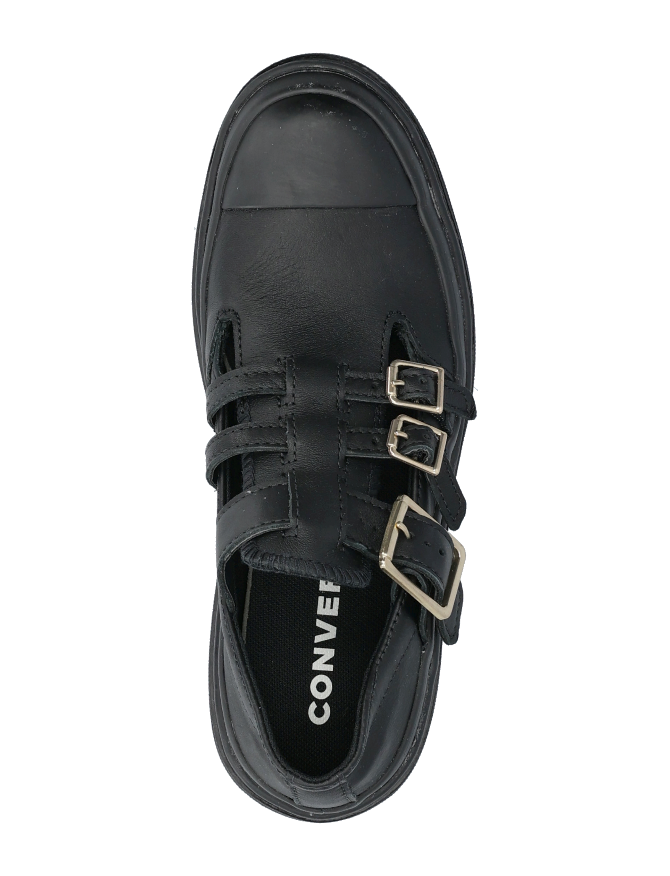 Converse - Chuck Taylor All Star Lugged Heel MJ - low top sneakers - black/black/gold - 3