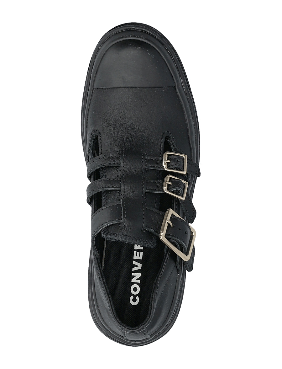 Converse - Chuck Taylor All Star Lugged Heel MJ - baskets basses - black/black/gold - 3