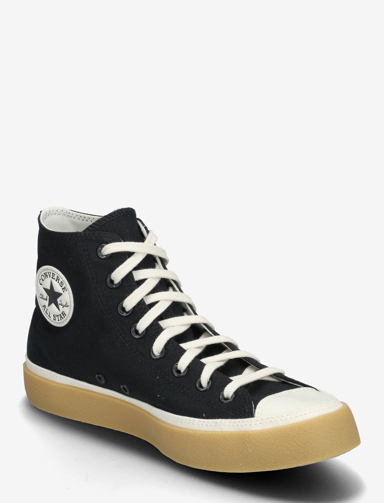 Converse - CTAS HI BLACK/EGRET/EGRET - höga sneakers - black/egret/egret - 0