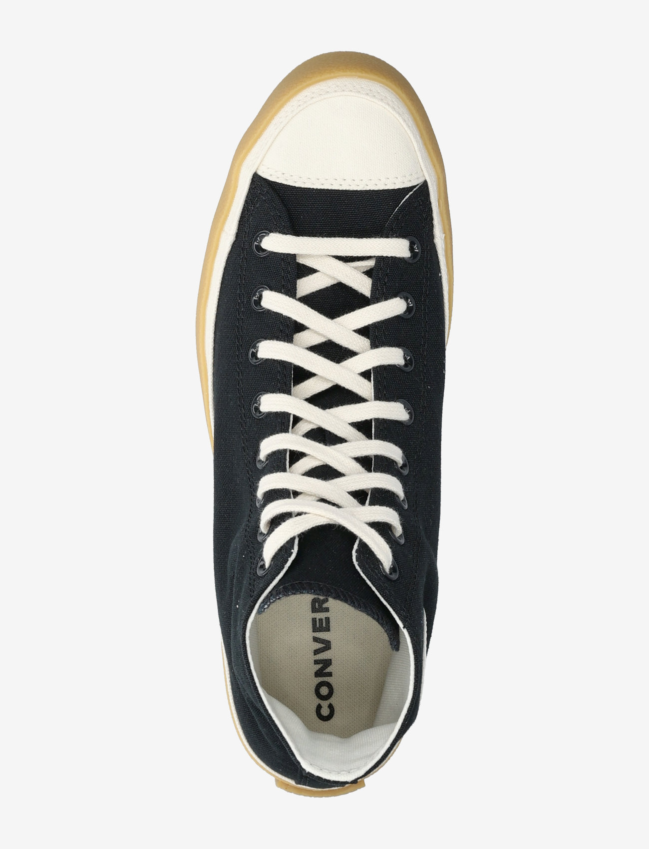 Converse - CTAS HI BLACK/EGRET/EGRET - höga sneakers - black/egret/egret - 3