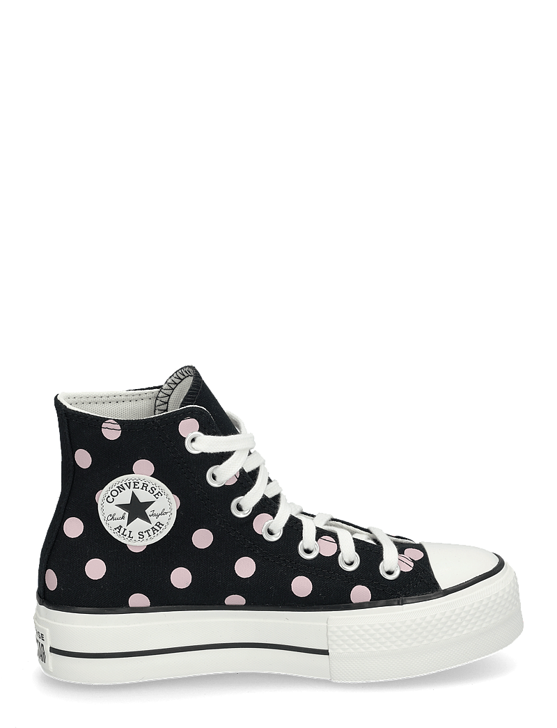 Converse - CTAS LIFT HI BLACK/SUMMIT PINK/EGRET - høje sneakers - black/summit pink/egret - 1