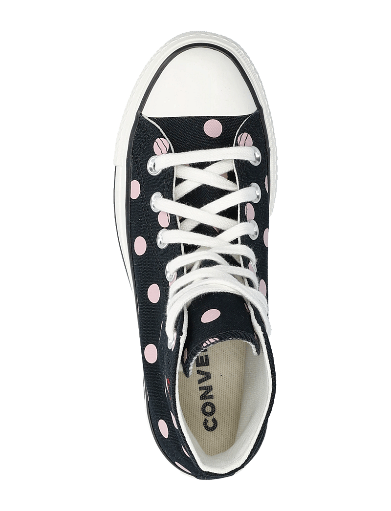 Converse - CTAS LIFT HI BLACK/SUMMIT PINK/EGRET - høje sneakers - black/summit pink/egret - 3