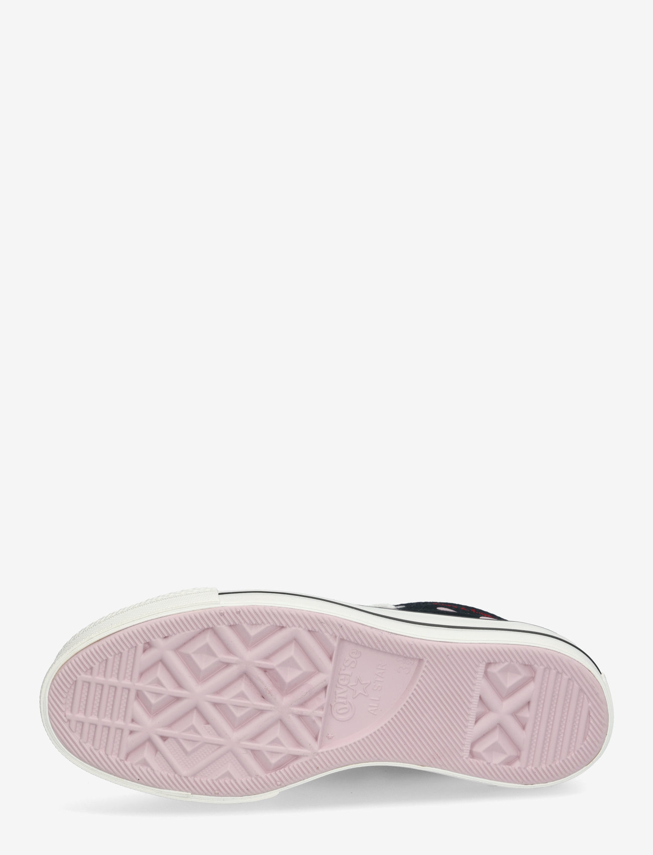 Converse - CTAS LIFT HI BLACK/SUMMIT PINK/EGRET - höga sneakers - black/summit pink/egret - 4